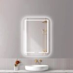 Espejo con Luz LED Rectangular 66x90 cm